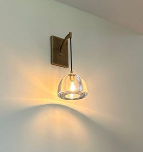 Aria Hemisphere Modern Wall Sconce 7”