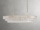 Ghiaccio Oval Chandelier 54''65''