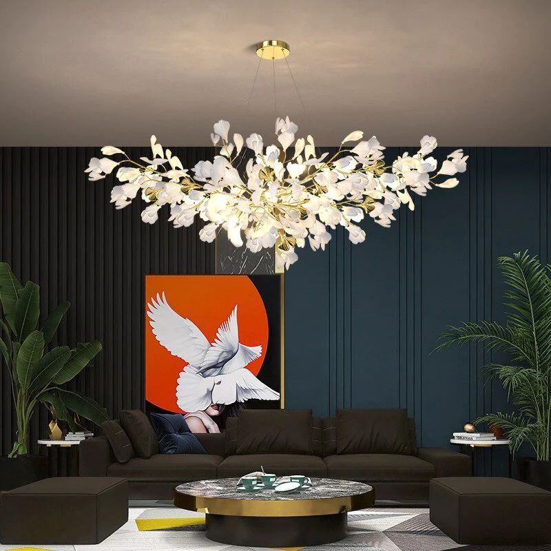 Aria Ginkgo B Branch Chandelier