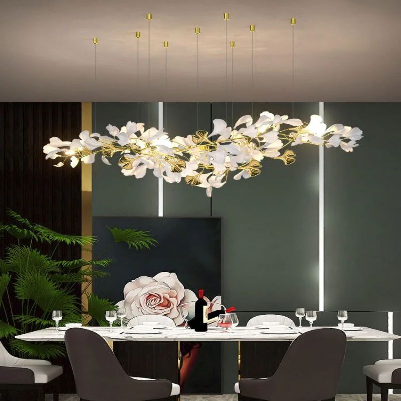 Aria Ginkgo D Branch Chandelier