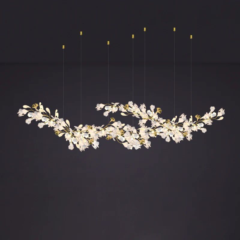 Aria Ginkgo E Branch Chandelier