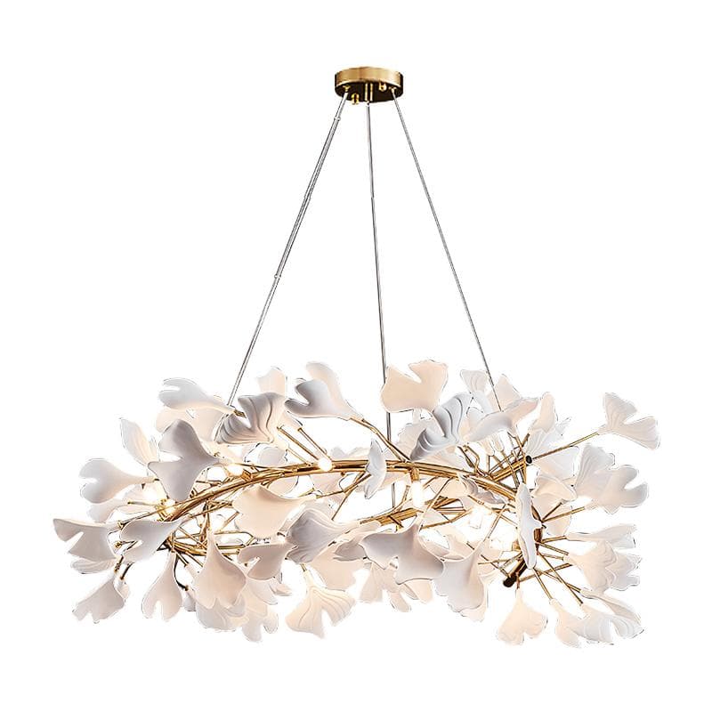 Aria Ginkgo Round Chandelier