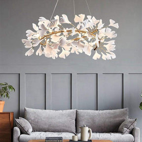 Aria Ginkgo Round Chandelier