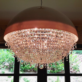 Aria Glitter Ball Modern Glass Chandelier