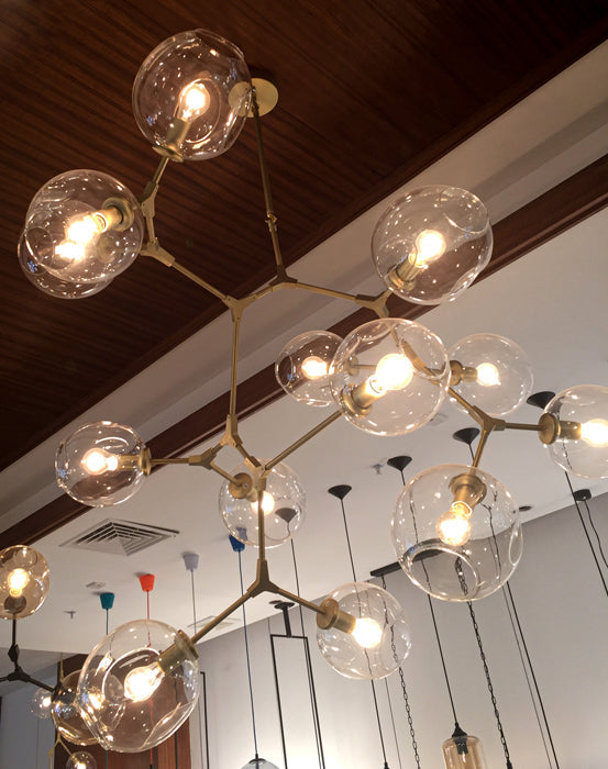 Covington Horizontal Globe Branching Bubble Chandelier