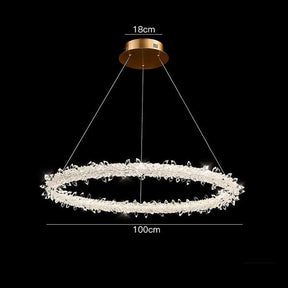 Glori Modern Crystal Chandelier