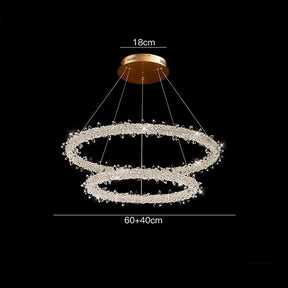 Glori Modern Crystal Chandelier