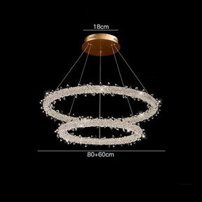 Glori Modern Crystal Chandelier