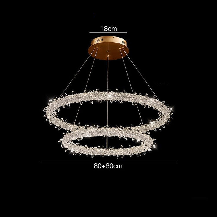 Glori Modern Crystal Chandelier