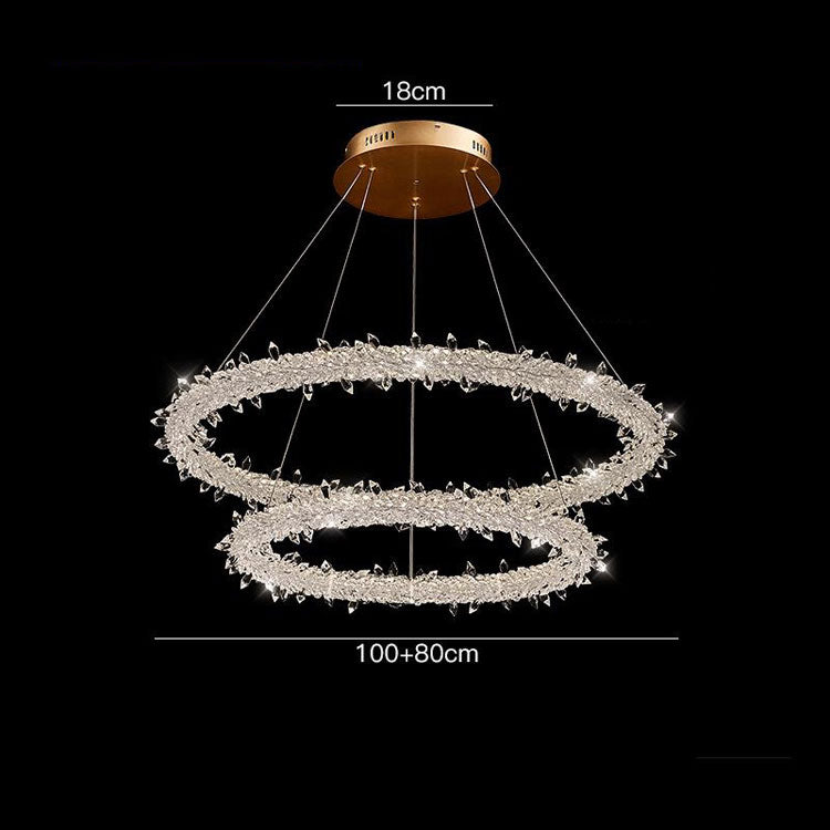 Glori Modern Crystal Chandelier