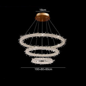 Glori Modern Crystal Chandelier