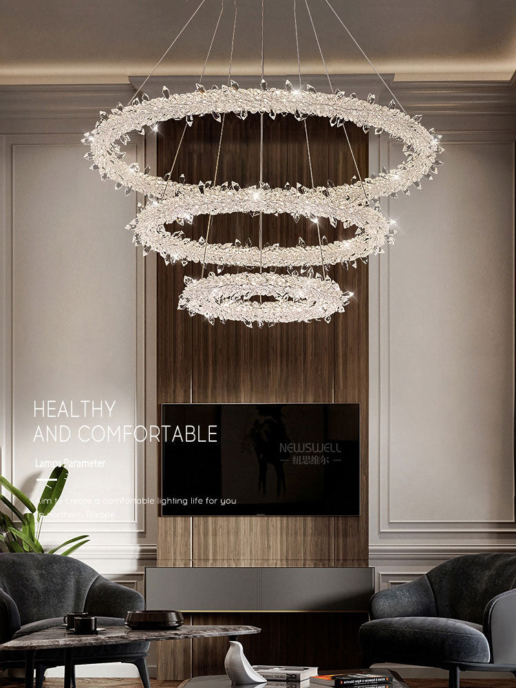 Glori Modern Crystal Chandelier