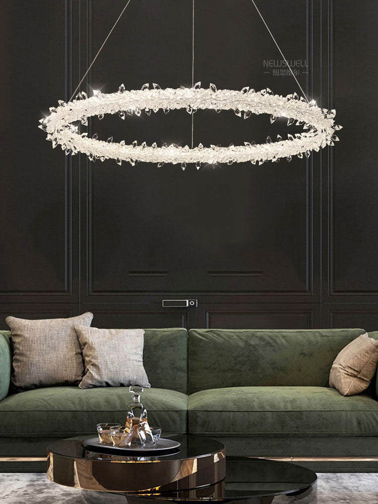 Glori Modern Crystal Chandelier