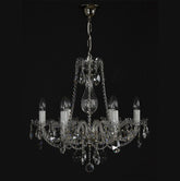 Aria Granato 6 Light Crystal Chandelier