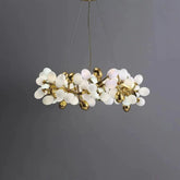 Aria Grapes Circle Branch Chandelier