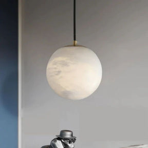 Aria Alabaster Ball Pendant Light