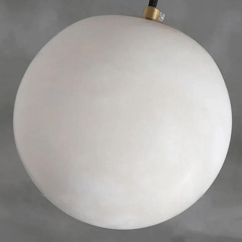 Aria Alabaster Ball Pendant Light