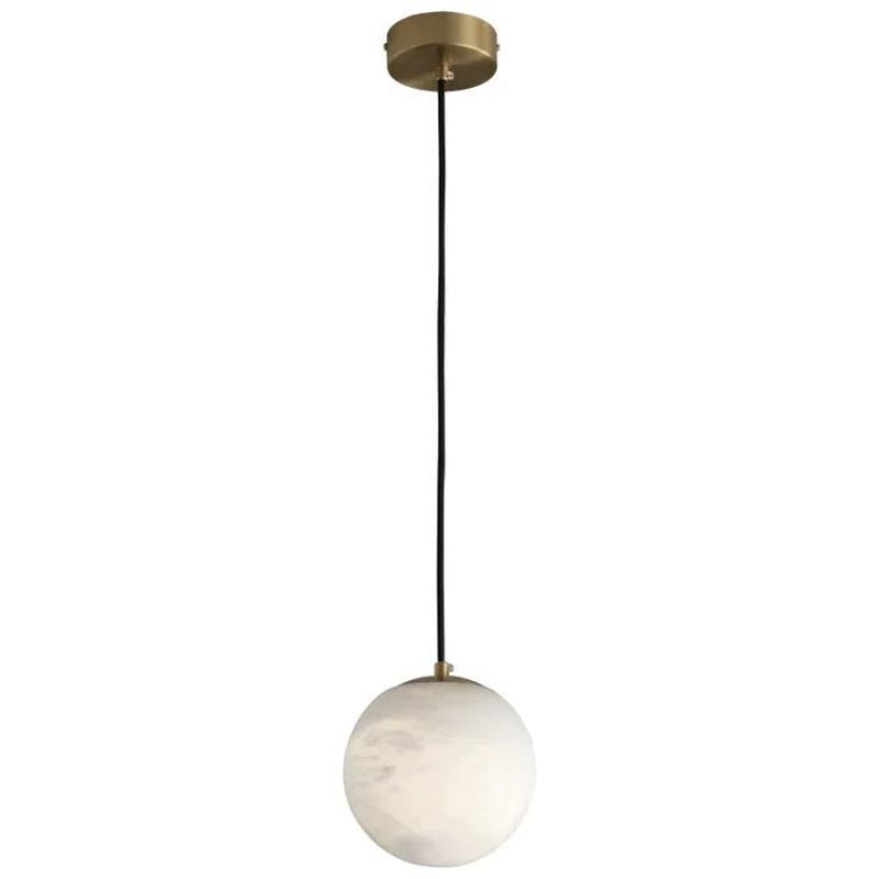 Aria Alabaster Ball Pendant Light