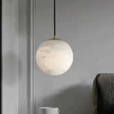 Aria Alabaster Ball Pendant Light