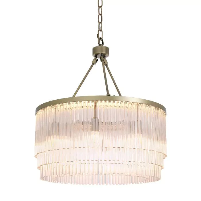 Fairy S Modern Brass Glass Chandelier