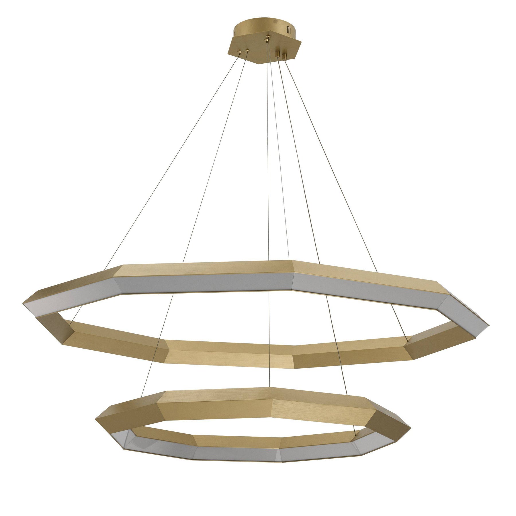 Cooper  Modern Brass Chandelier S/L - Brass