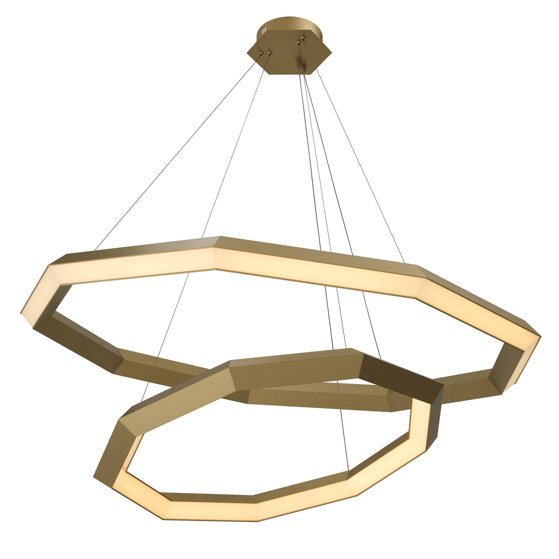 Cooper  Modern Brass Chandelier S/L - Brass