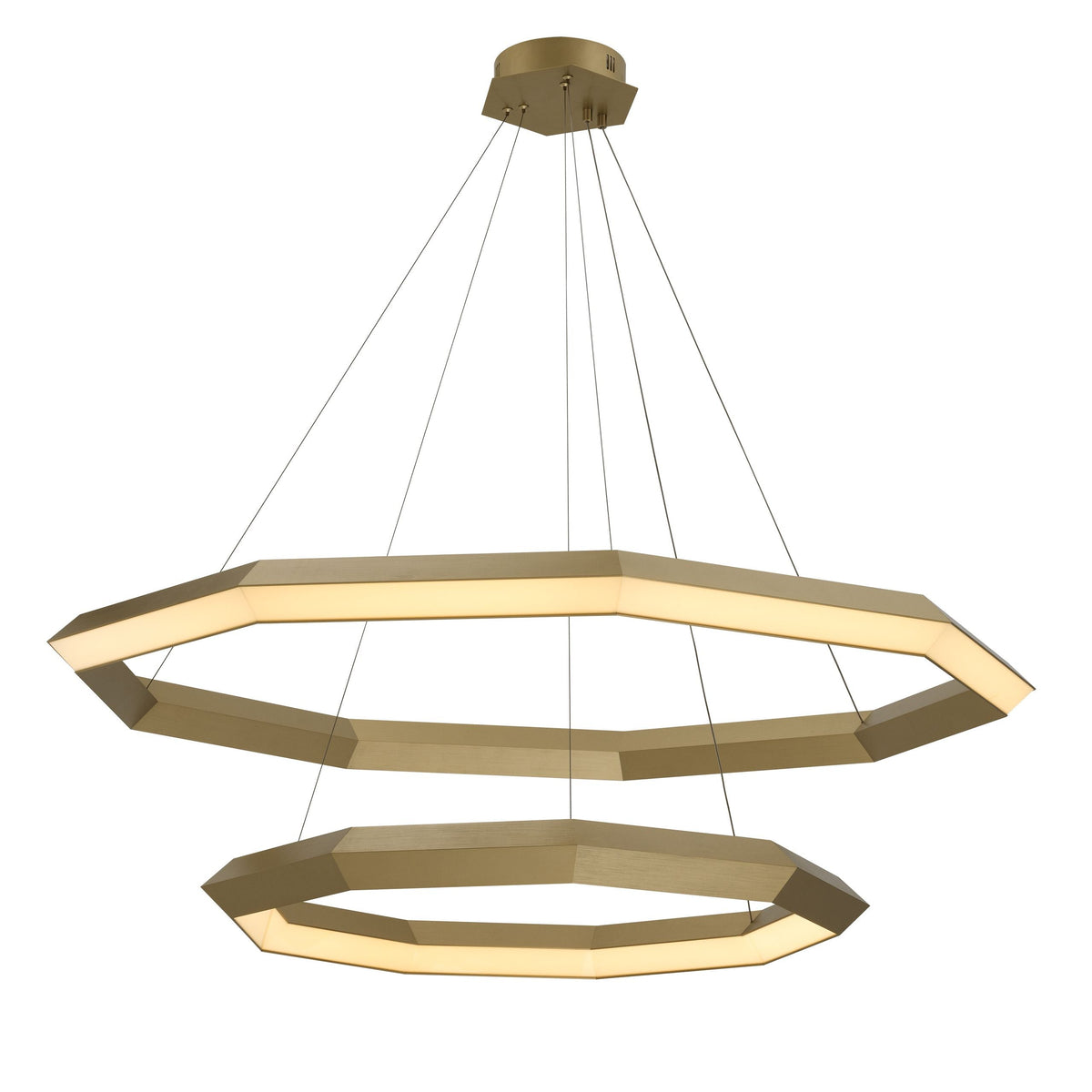 Cooper  Modern Brass Chandelier S/L - Brass