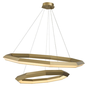 Cooper  Modern Brass Chandelier S/L - Brass