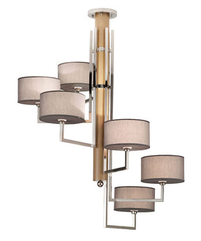 Aria Houston Spiral Modern Chandelier PD5003PN - (Multiply Finishes) - Christopher Hyde