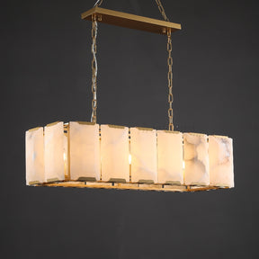 Aria Harry Calcite Rectangular Chandelier