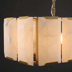 Aria Harry Calcite Rectangular Chandelier