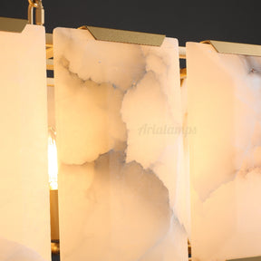 Aria Harry Calcite Rectangular Chandelier