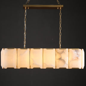 Aria Harry Calcite Rectangular Chandelier