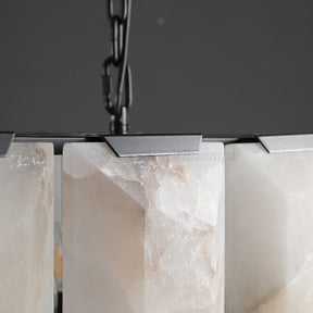 Aria Harry Calcite Rectangular Chandelier