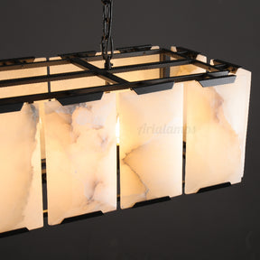 Aria Harry Calcite Rectangular Chandelier