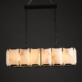 Aria Harry Calcite Rectangular Chandelier