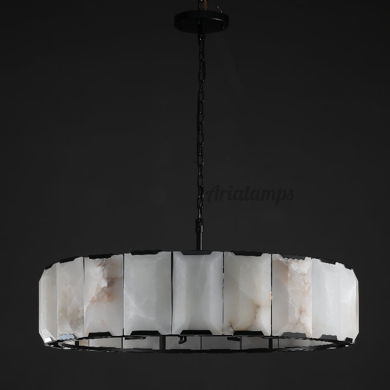 Aria Harry Calcite Round Chandelier