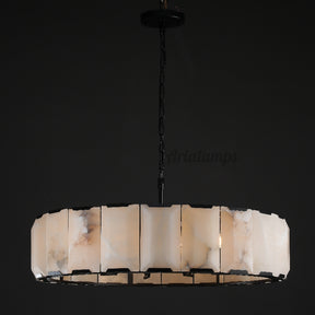 Aria Harry Calcite Round Chandelier