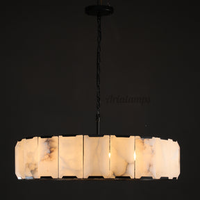 Aria Harry Calcite Round Chandelier