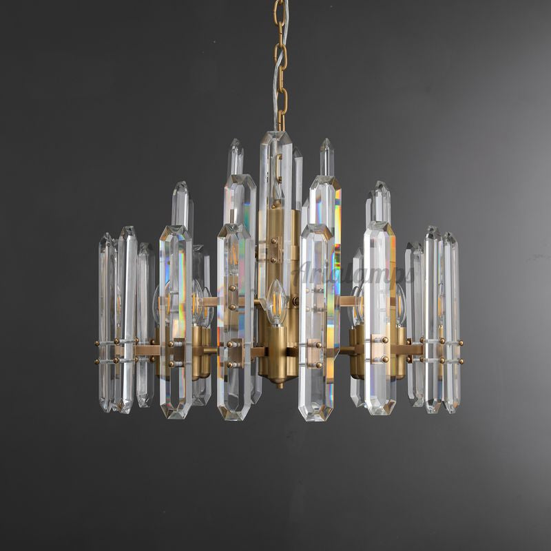 Aria Brous Prism Round Chandelier