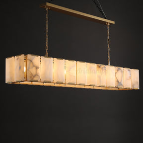 Aria Harry Calcite Rectangular Chandelier