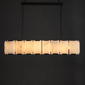 Aria Harry Calcite Rectangular Chandelier