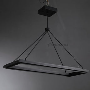 Aria Pera Rectangular Chandelier 48"/62"