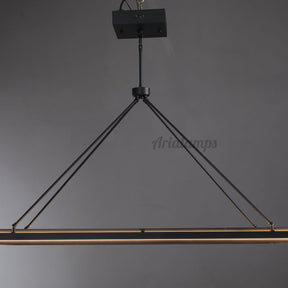 Aria Pera Rectangular Chandelier 48"/62"