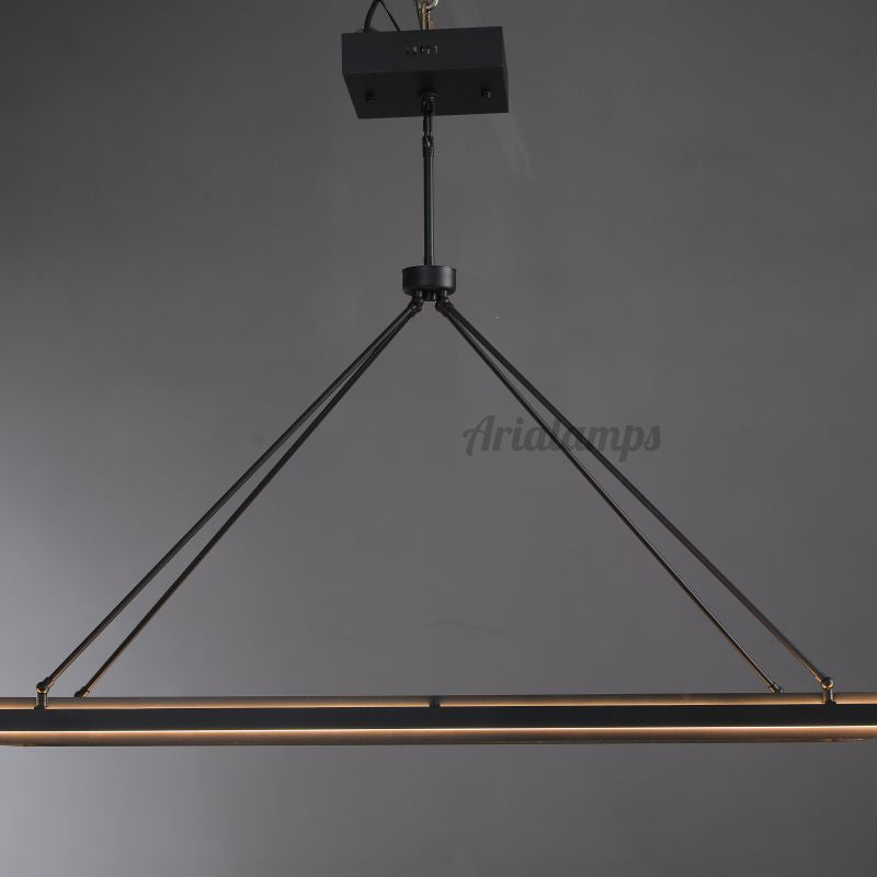 Aria Pera Rectangular Chandelier 48"/62"