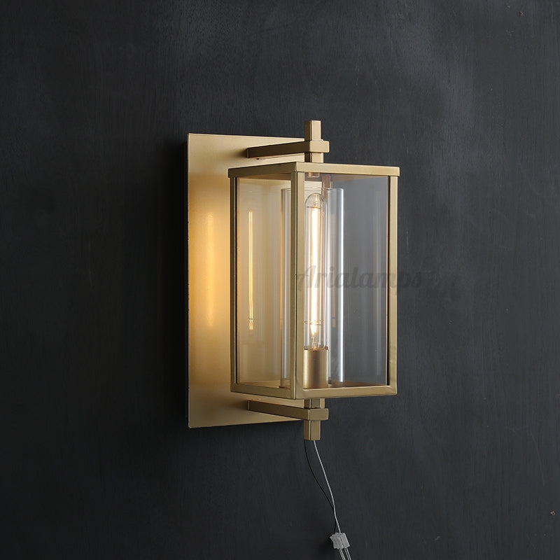 Aria Denali Square Outdoor Wall Sconce