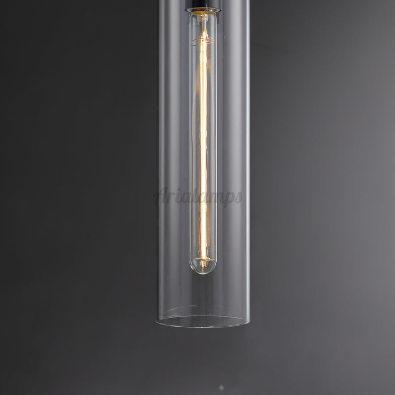 Aria Mason Glass Cylindrical Pendant Light