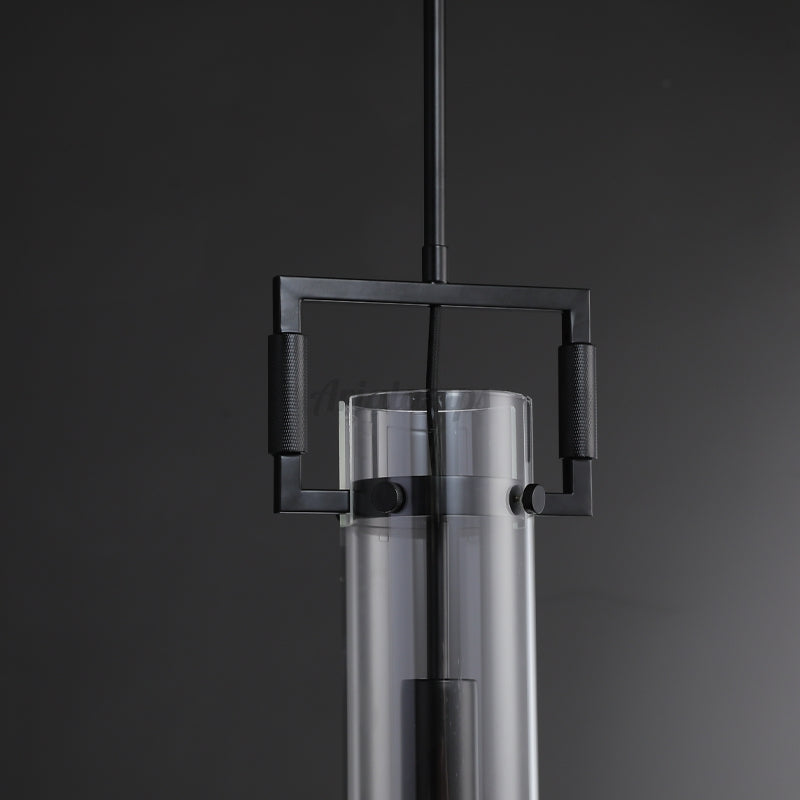 Aria Mason Glass Cylindrical Pendant Light