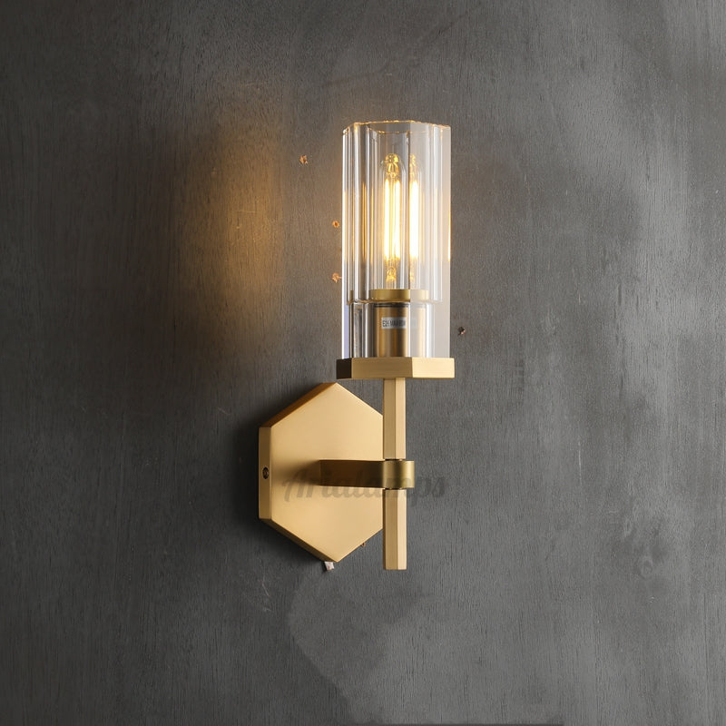 Aria Roval Hexagonal Wall Sconces