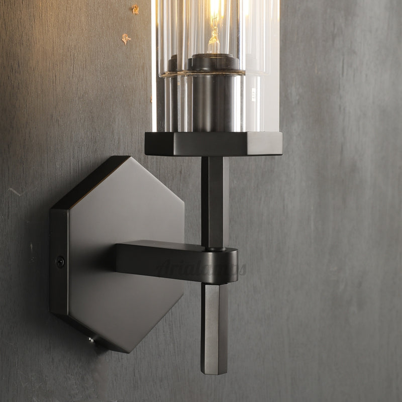 Aria Roval Hexagonal Wall Sconces